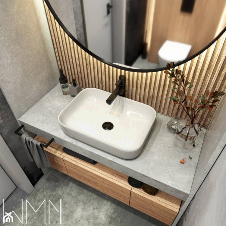 WC dla gości - zdjęcie od wmn Architekci