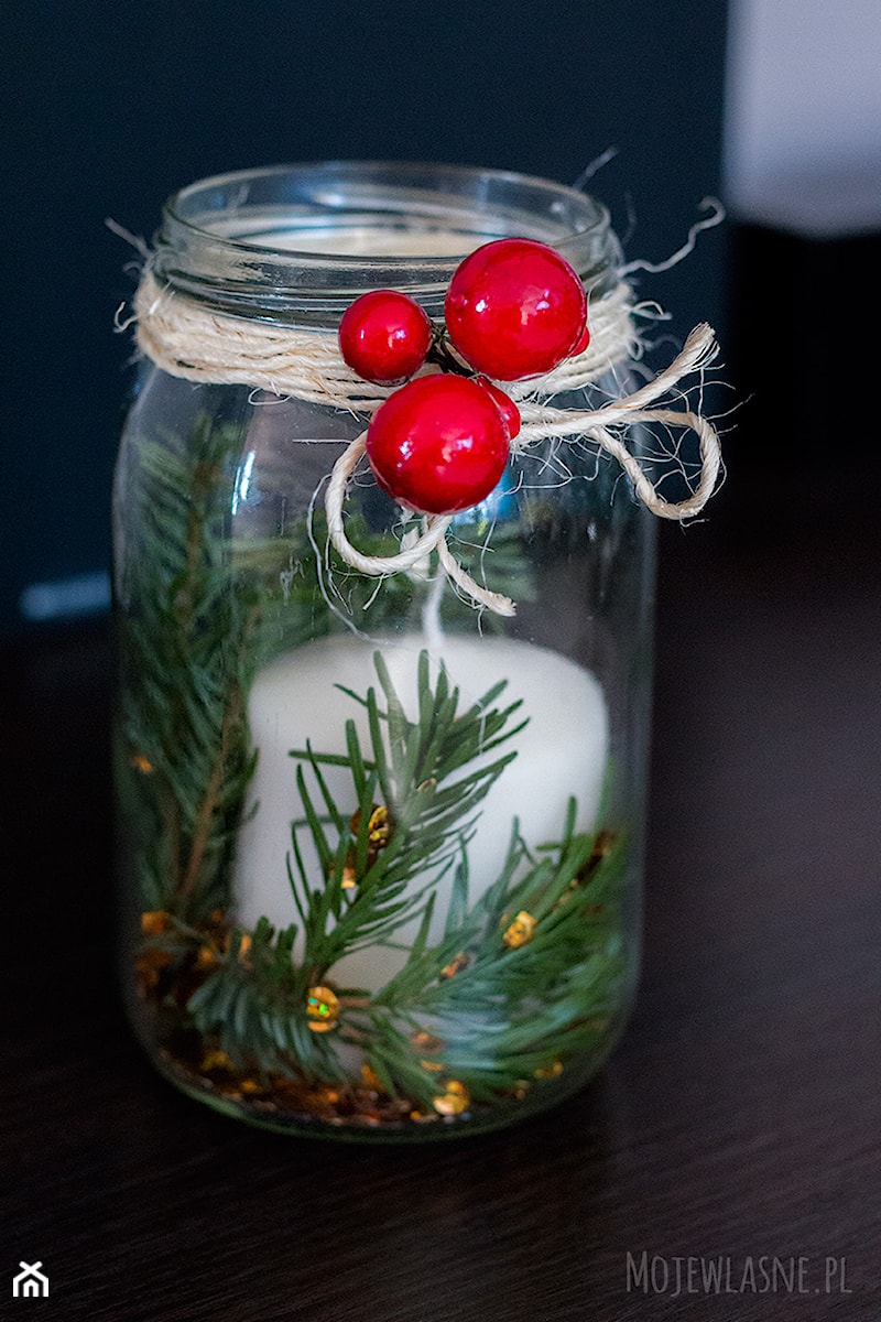 DIY lampion ze słoika - zdjęcie od mojewlasne.pl