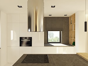 Projekt wnętrz domu jednorodzinnego 90m2 - Kuchnia, styl nowoczesny - zdjęcie od MUW studio