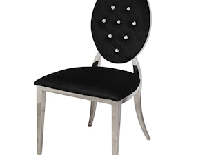 Pikowane krzesło gamour Ludwik Black Crystals - zdjęcie od BellaCasa.co