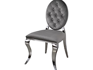 Krzesło Ludwik II Dark Grey Buttons - krzesło pikowane od BellaCasa.co - zdjęcie od BellaCasa.co