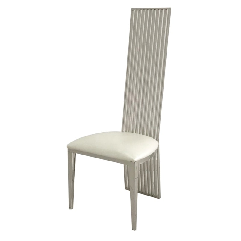 Nowoczesne krzesło Parker White Eco - meble glamour BellaCasa.c0 - zdjęcie od BellaCasa.co - Homebook