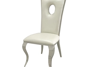 Krzesło glamour Luxury White Eco - meble glamour od BellaCasa.co - zdjęcie od BellaCasa.co