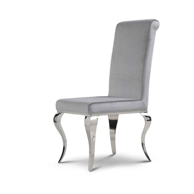 Krzesło glamour Premier Silver - zdjęcie od BellaCasa.co