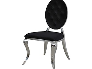 Krzesło Ludwik II Black Buttons - krzesło pikowane od BellaCasa.co - zdjęcie od BellaCasa.co