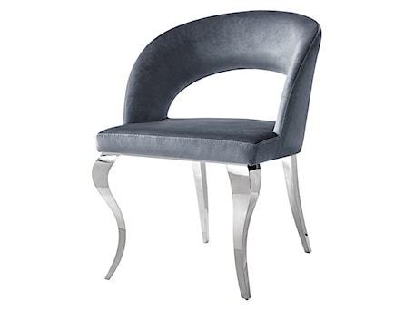 Aranżacje wnętrz - Jadalnia: Krzesło glamour Anatole Dark Grey - nowoczesne krzesło tapicerowane - BellaCasa.co. Przeglądaj, dodawaj i zapisuj najlepsze zdjęcia, pomysły i inspiracje designerskie. W bazie mamy już prawie milion fotografii!