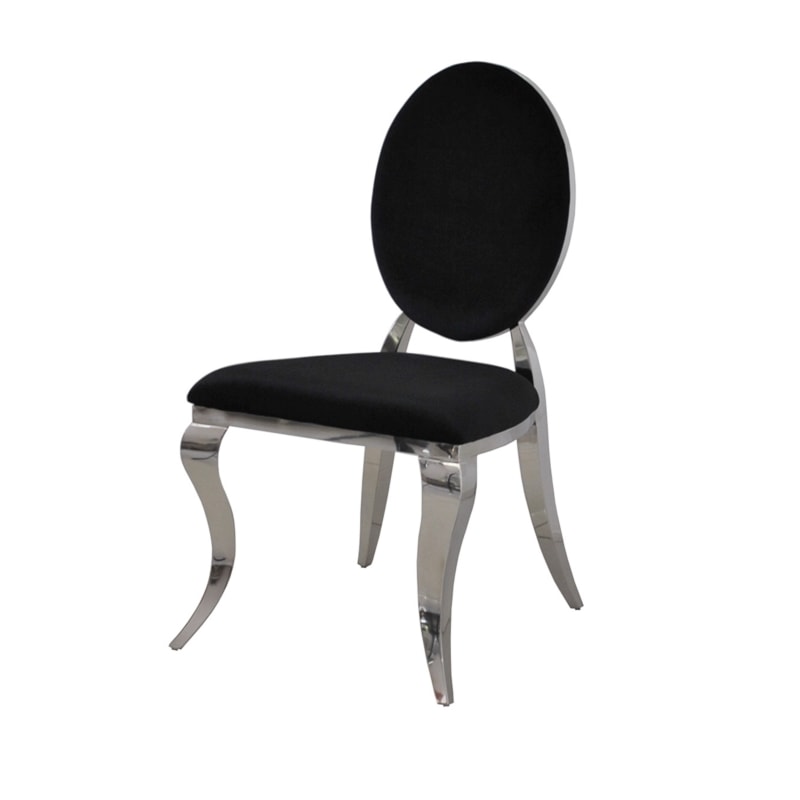 Krzesło Ludwik II Silver - krzesło glamour od BellaCasa.co - zdjęcie od BellaCasa.co - Homebook
