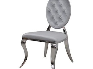 Krzesło Ludwik II Silver Buttons - krzesło pikowane od BellaCasa.co - zdjęcie od BellaCasa.co