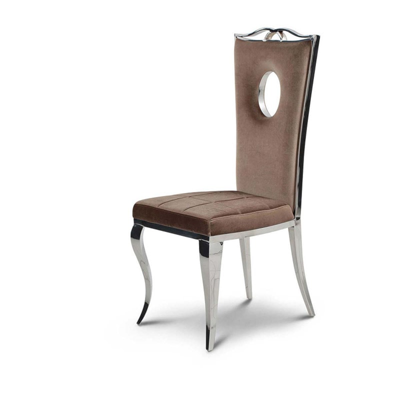 Krzesło glamour Luxury Brown - meble glamour od BellaCasa.co - zdjęcie od BellaCasa.co - Homebook
