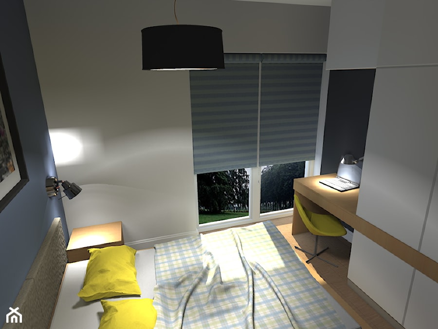 mieszkanie w Lusówku nr2 - Sypialnia, styl nowoczesny - zdjęcie od Kara design. Pracownia projektowa Karolina Pruszewicz