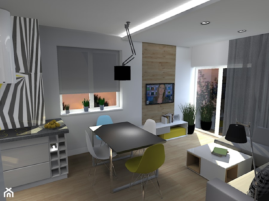 mieszkanie ul.Meissnera - Salon, styl nowoczesny - zdjęcie od Kara design. Pracownia projektowa Karolina Pruszewicz