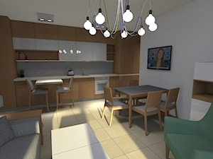 mieszkanie w Lusówku - Kuchnia - zdjęcie od Kara design. Pracownia projektowa Karolina Pruszewicz