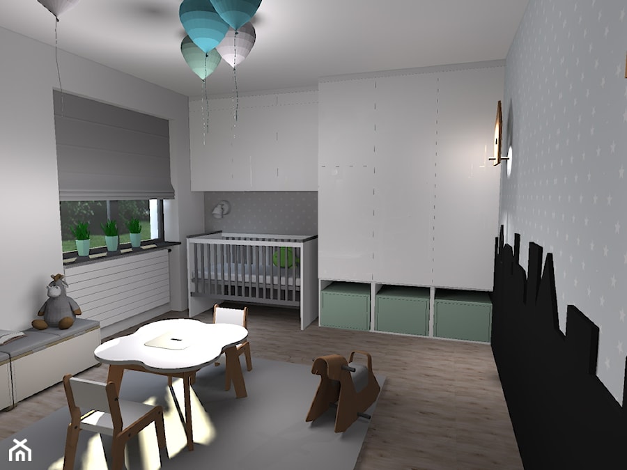 dom Chyby2 - Pokój dziecka, styl nowoczesny - zdjęcie od Kara design. Pracownia projektowa Karolina Pruszewicz