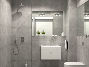 Średnia łazienka, styl minimalistyczny - zdjęcie od m.design