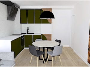 Poddasze w Rumi - Kuchnia, styl nowoczesny - zdjęcie od Beton i Drewno - Studio Projektowania Wnętrz