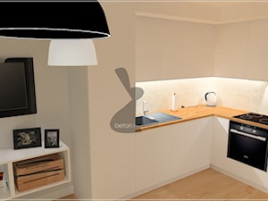 Mieszkanie Malbork - Kuchnia, styl skandynawski - zdjęcie od Beton i Drewno - Studio Projektowania Wnętrz