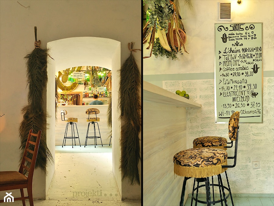 kawiarnia Hamsa - Wnętrza publiczne, styl skandynawski - zdjęcie od projekt i...