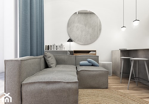 MiniMaxy - MINImum powierzchni, MAXImum funkcjonalności - Salon, styl minimalistyczny - zdjęcie od Julia Wilczyńska-Kuciapska ⚫️ punctum architecture