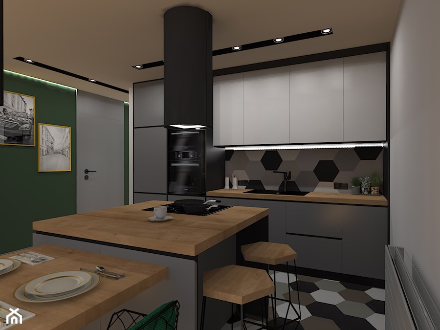 Mieszkanie Borkowo - Kuchnia, styl nowoczesny - zdjęcie od Celine
