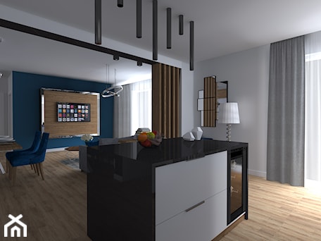 Aranżacje wnętrz - Kuchnia: Apartament Iława - Kuchnia, styl nowoczesny - Celine. Przeglądaj, dodawaj i zapisuj najlepsze zdjęcia, pomysły i inspiracje designerskie. W bazie mamy już prawie milion fotografii!