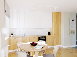 Aneks kuchenny w małym mieszkaniu - zdjęcie od FORMA architekt małgorzata plichta-chudecka