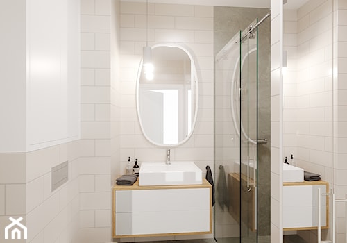 Nowoczesna mała łazienka - zdjęcie od FORMA architekt małgorzata plichta-chudecka