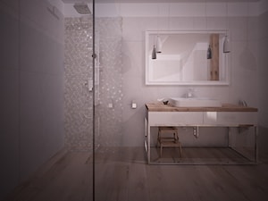 Koncepcja łazienki, dwie wersje kolorystyczne - Sowno