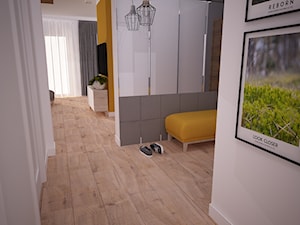 Projekt wnętrza mieszkania w bloku - Szczecin - Hol / przedpokój, styl nowoczesny - zdjęcie od OpenARCH