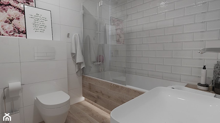 Projekt łazienki - Łazienka, styl skandynawski - zdjęcie od OpenARCH