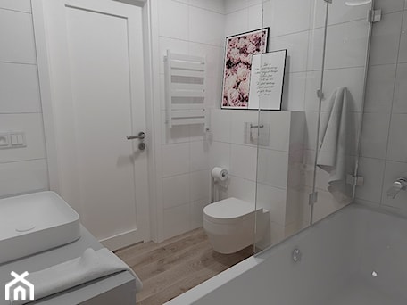 Aranżacje wnętrz - Łazienka: Projekt łazienki - Łazienka, styl skandynawski - OpenARCH. Przeglądaj, dodawaj i zapisuj najlepsze zdjęcia, pomysły i inspiracje designerskie. W bazie mamy już prawie milion fotografii!