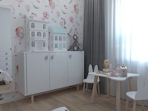 Projekt pokoju dziecka - Średni biały pokój dziecka dla dziecka dla chłopca dla dziewczynki, styl nowoczesny - zdjęcie od OpenARCH