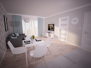 Apartament na wynajem - Pogorzelica - Salon, styl skandynawski - zdjęcie od OpenARCH