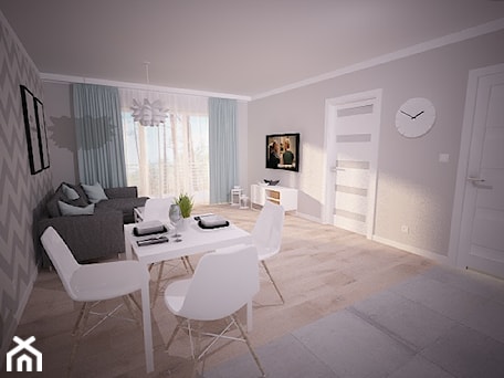 Aranżacje wnętrz - Salon: Apartament na wynajem - Pogorzelica - Salon, styl skandynawski - OpenARCH. Przeglądaj, dodawaj i zapisuj najlepsze zdjęcia, pomysły i inspiracje designerskie. W bazie mamy już prawie milion fotografii!