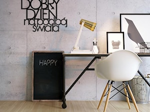 Małe szare biuro - zdjęcie od Homebutik