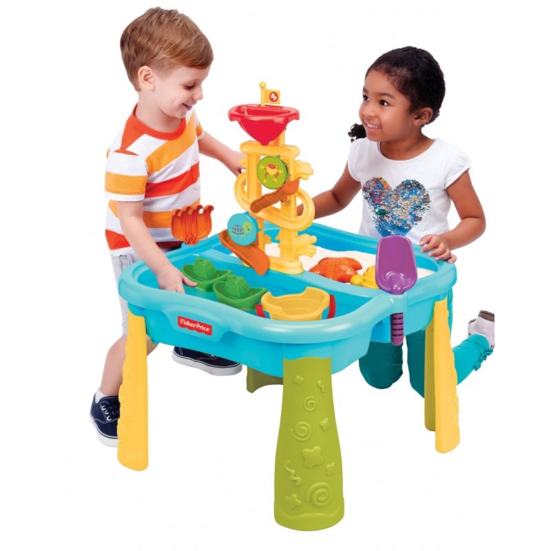 Fisher Price piaskownica Wodny stół z akcesoriami 2 w 1 Park Aktywności - zdjęcie od brykacze.pl - Homebook