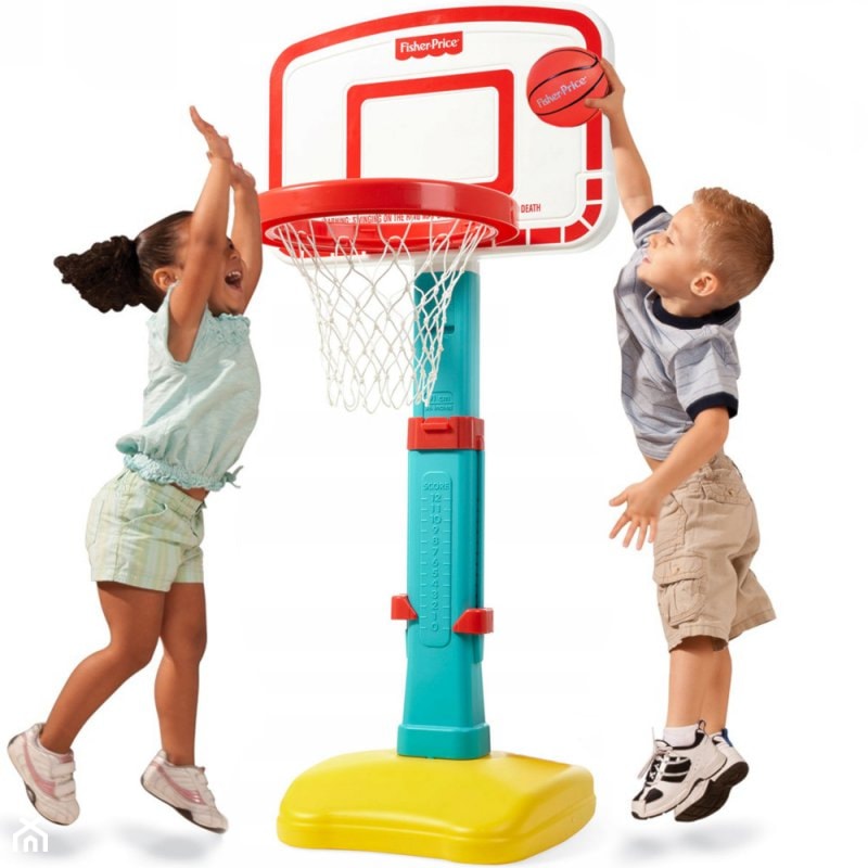 Koszykówka Fisher Price regulowana Basketball + piłka - zdjęcie od brykacze.pl - Homebook