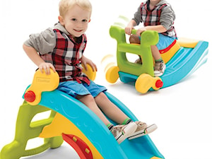 Fisher Price Zjeżdżalnia Bujak 2w1 Slide to Rocker plac zabaw - zdjęcie od brykacze.pl