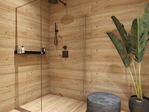 Naturalnie Nowoczesny | Kiełpino - Średnia bez okna z punktowym oświetleniem łazienka, styl nowoczesny - zdjęcie od ALASKA Studio | Wnętrza i Meble