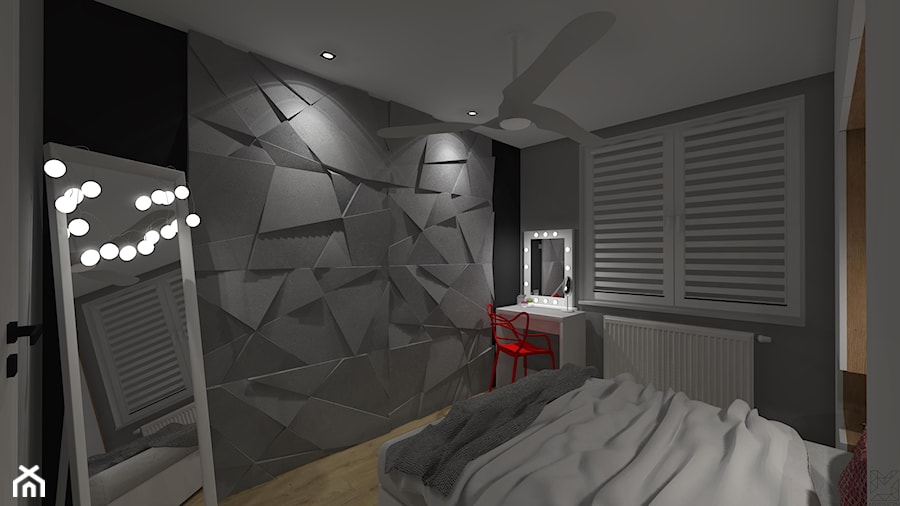 Metamorfoza mieszkania - Sypialnia, styl nowoczesny - zdjęcie od Architextura