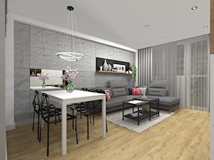 Metamorfoza mieszkania - Salon, styl nowoczesny - zdjęcie od Architextura