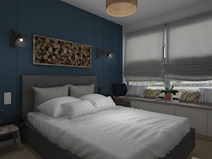 Sypialnia z siedziskiem pod oknem - zdjęcie od Projekt Środka