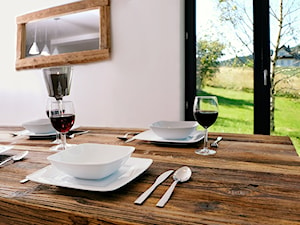 Stół z kolekcji Megeve z blatem ze starego drewna - zdjęcie od PRES-BOIS