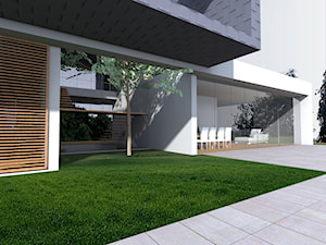 Koncepcja rezydencji podmiejskiej - Domy, styl nowoczesny - zdjęcie od Architektura KL24 Szymon Bobrowicz