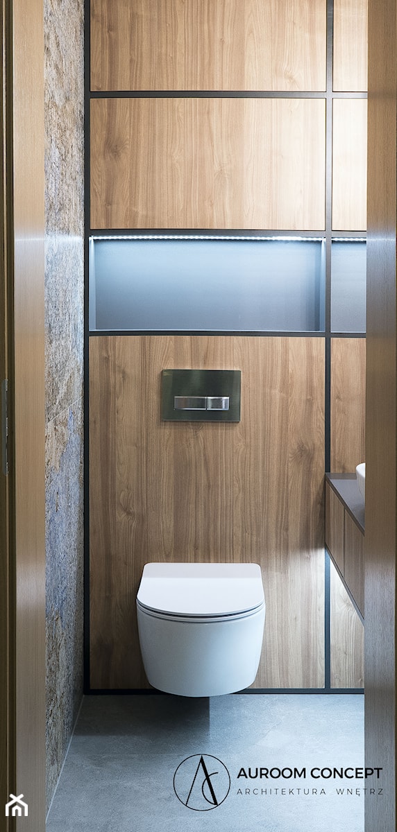 Toaleta - Łazienka, styl nowoczesny - zdjęcie od Auroom Concept