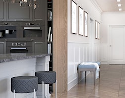 Salon z kuchnią w stylu modern classic - zdjęcie od Auroom Concept - Homebook