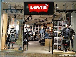 Sklep marki LEVIS w Pradze (Czechy) - zdjęcie od Bautech
