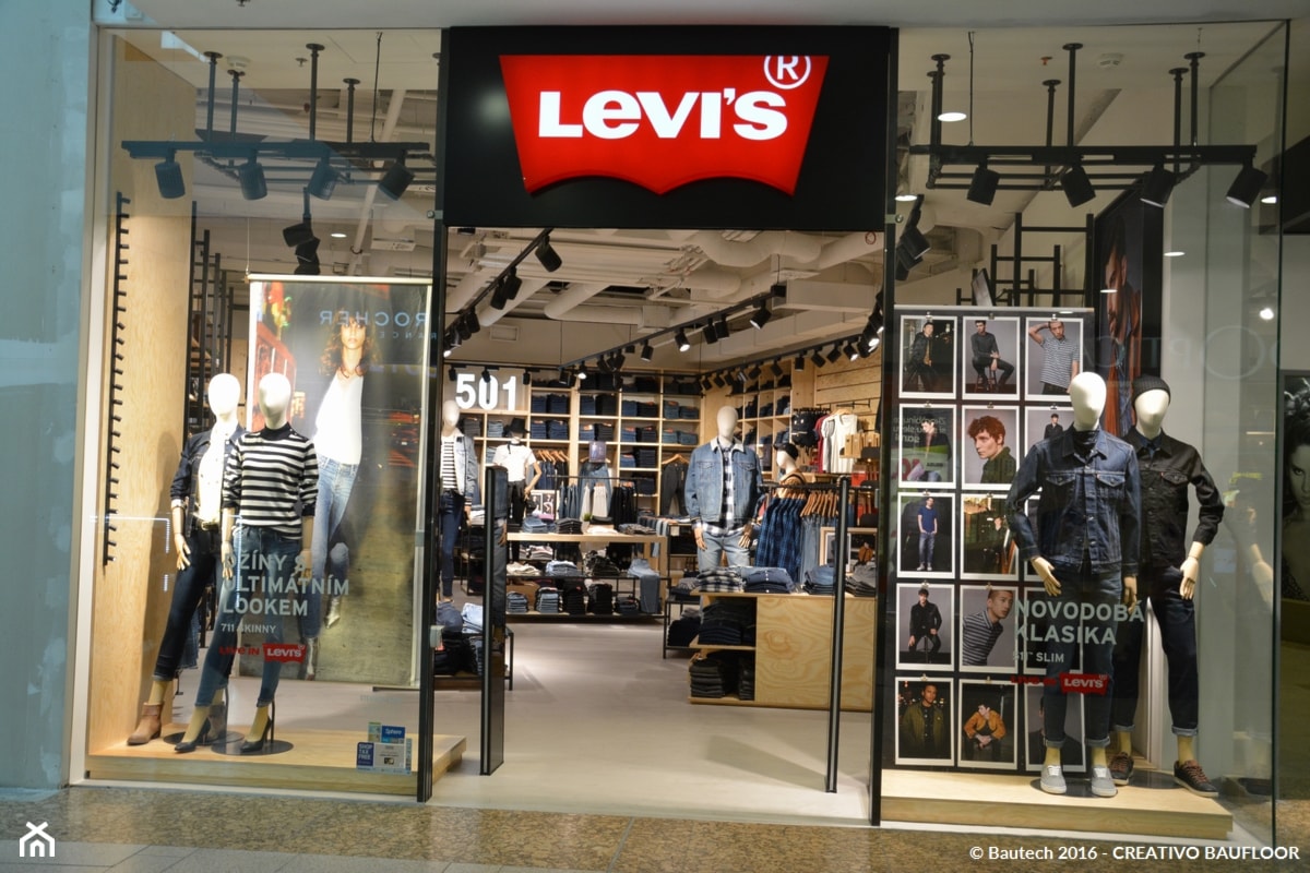 Sklep marki LEVIS w Pradze (Czechy) - zdjęcie od Bautech - Homebook