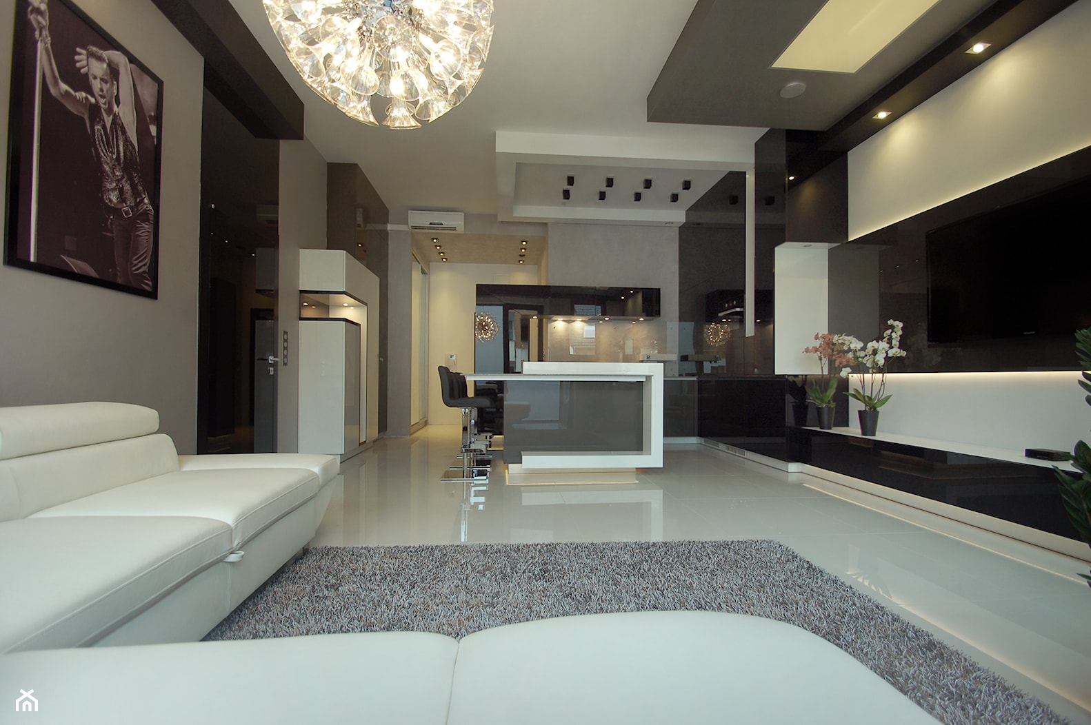 salon z kuchnią - zdjęcie od Abc Design - Homebook