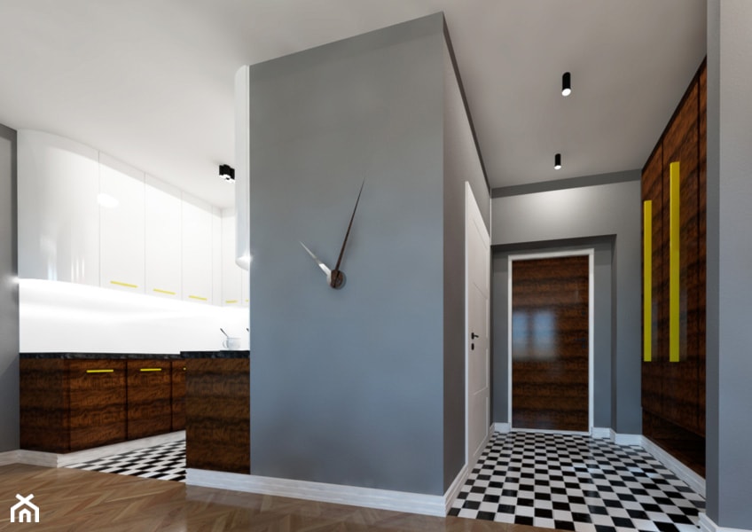 Projekty Wnętrz - Salon, styl minimalistyczny - zdjęcie od RRArchitekci