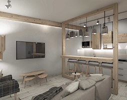 Projekt aranżacji wnętrz apartamentu w Zakopanem - zdjęcie od balhouse - projektowanie wnętrz - Homebook
